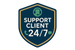 image de badge de confiance : Support Client 24/7