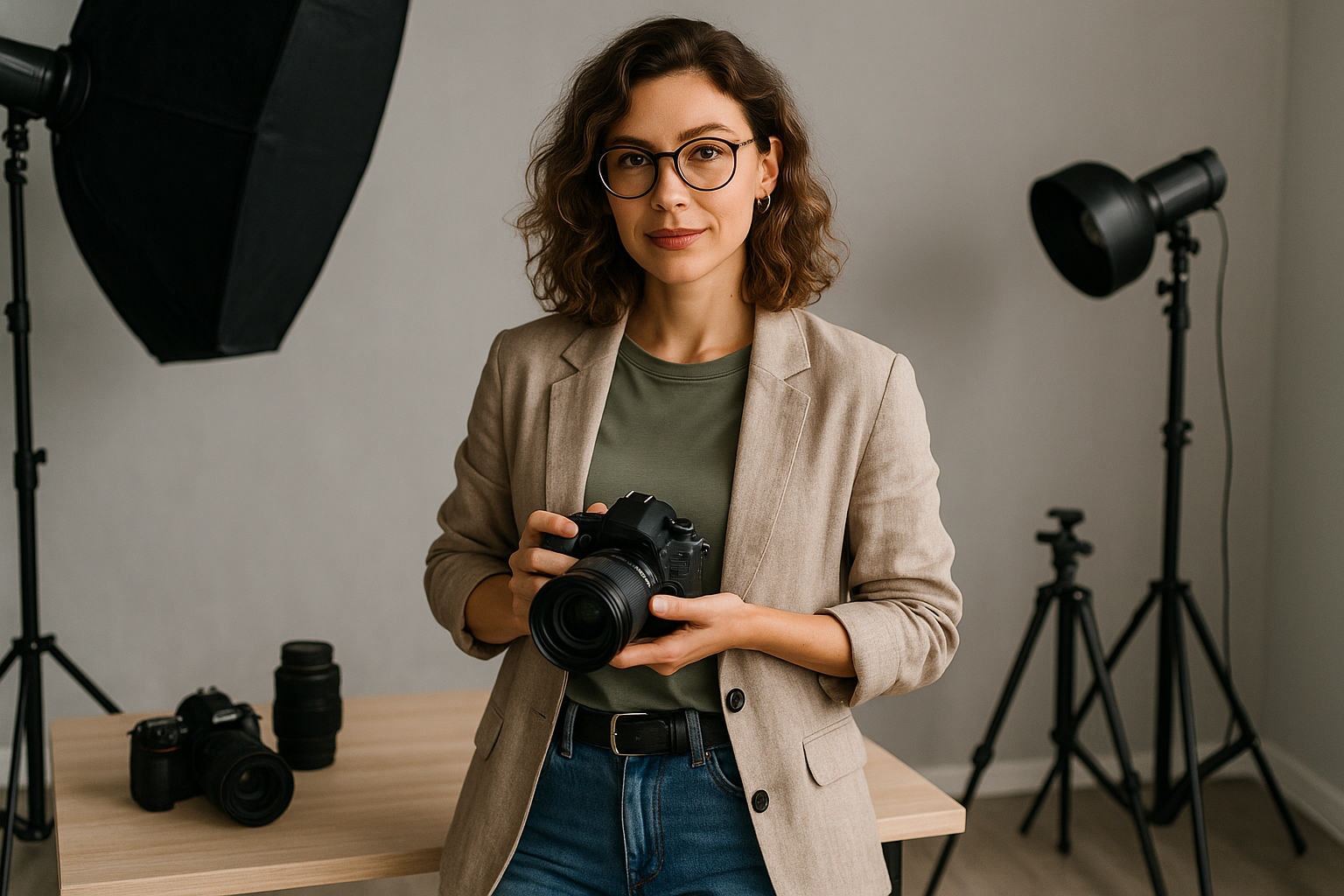 image dune femme photographe