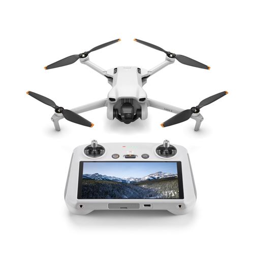Drone DJI Mini 3 avec Télécommande à Écran Intégré – Compact et Performant